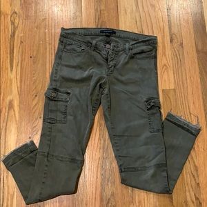 Flying monkey cargo skinny jeans